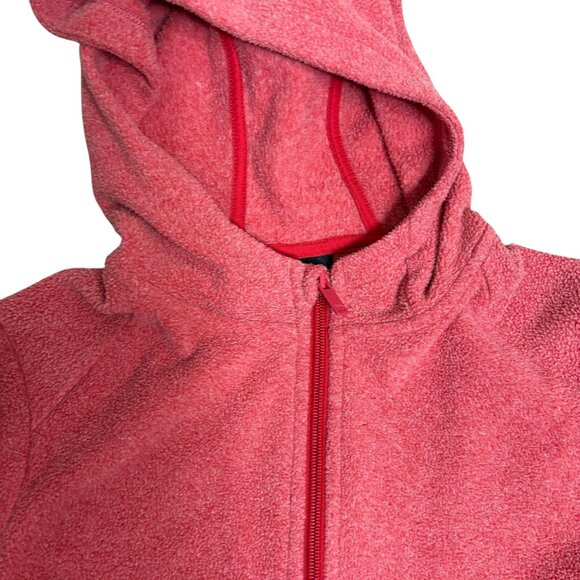 All in Motion Fleece Hooded Top Boys Size Medium Solid Red - Picture 2 of 5